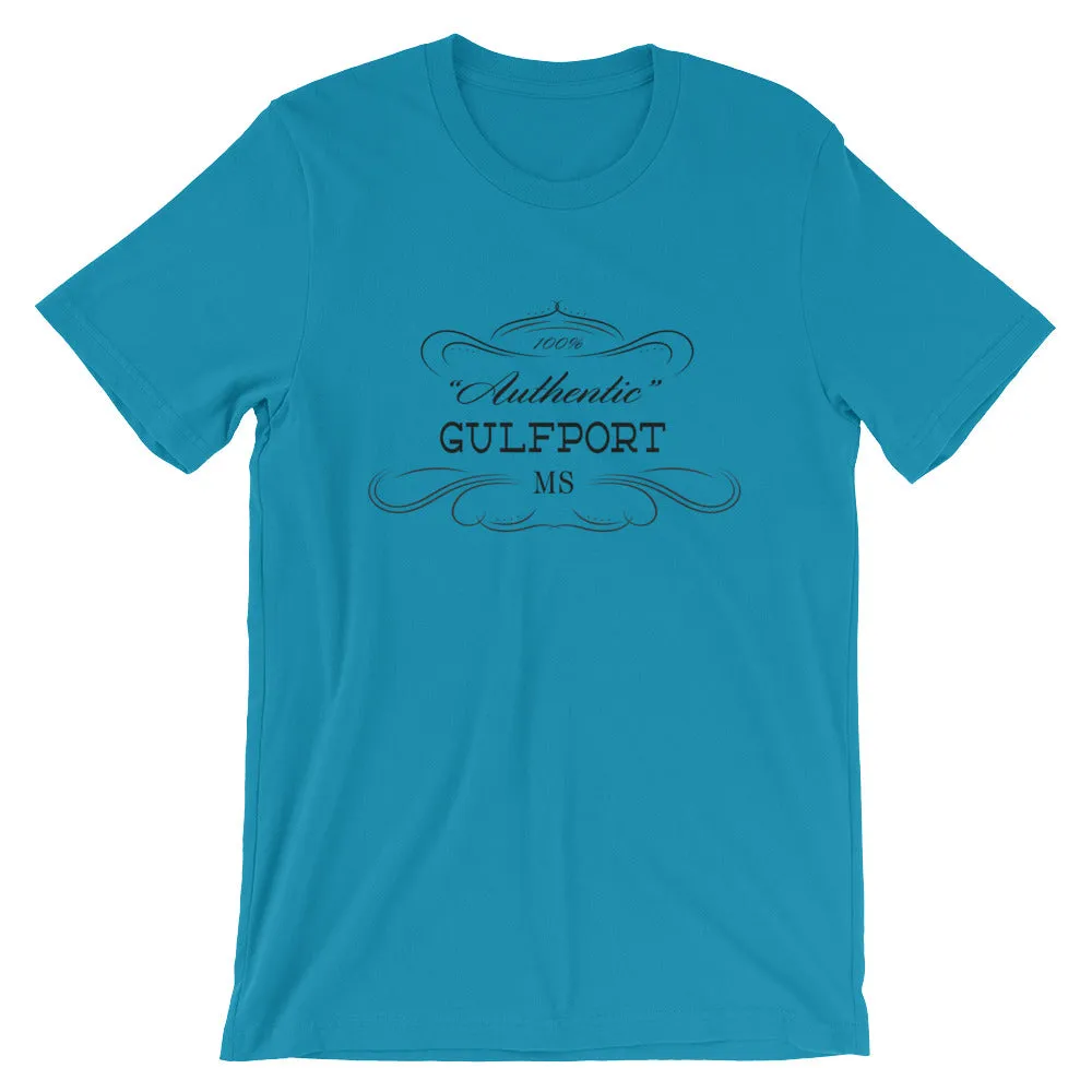 Gulfport Mississippi Unisex T-Shirt - Short Sleeve - Authentic.