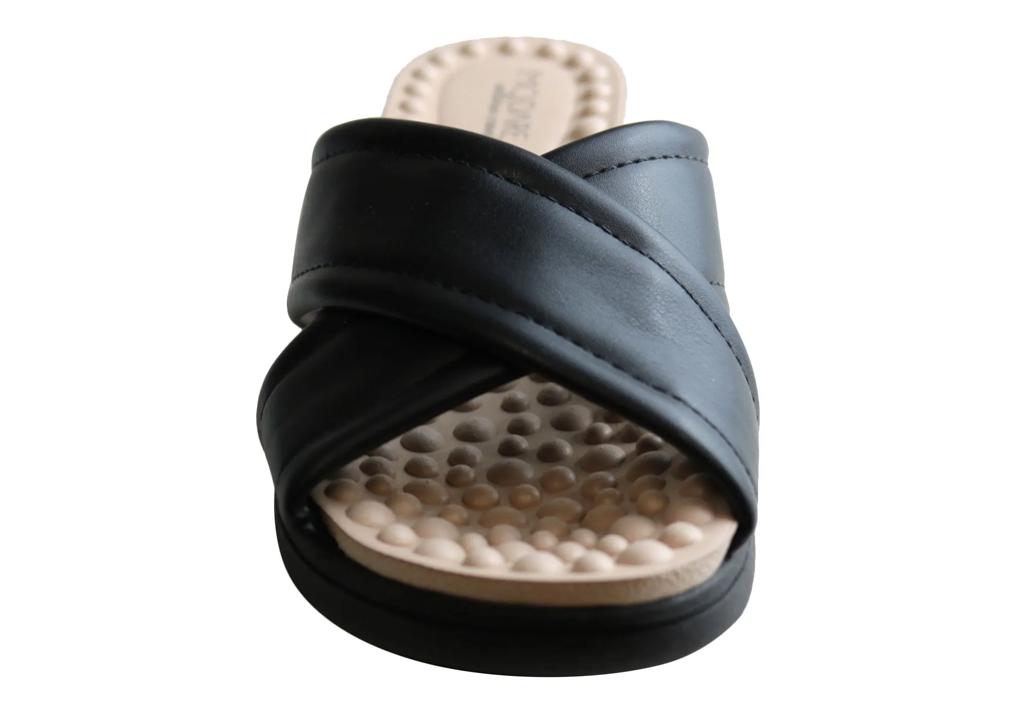 Modare Ultraconforto Anabelle Womens Comfort Slides With Massage Balls