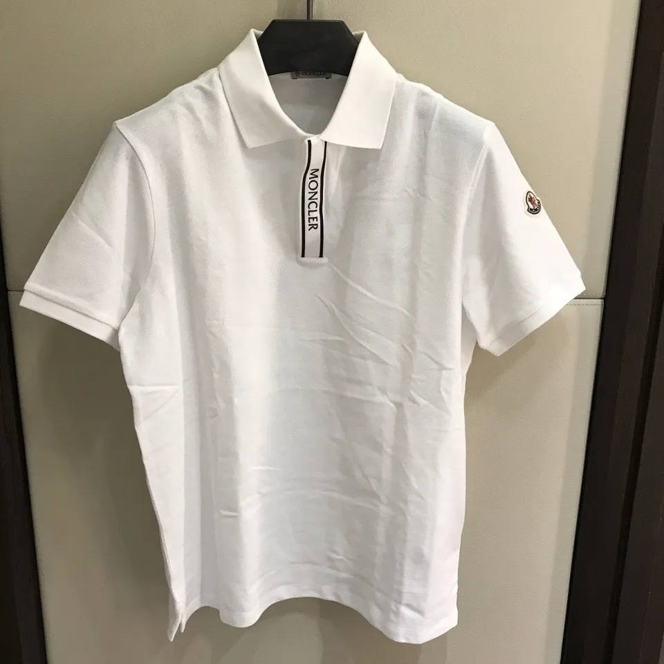 MONCLER Logo Motif Polo Shirt