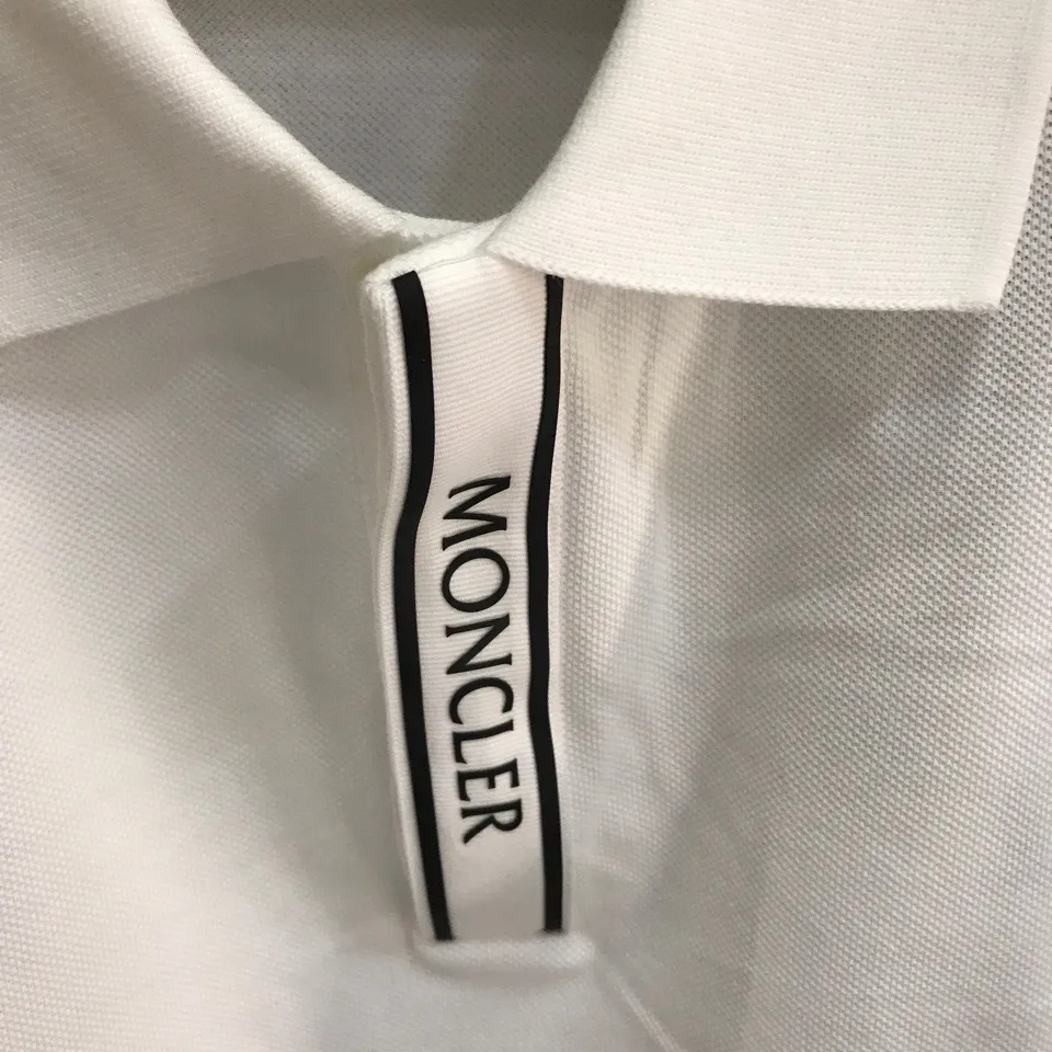 MONCLER Logo Motif Polo Shirt