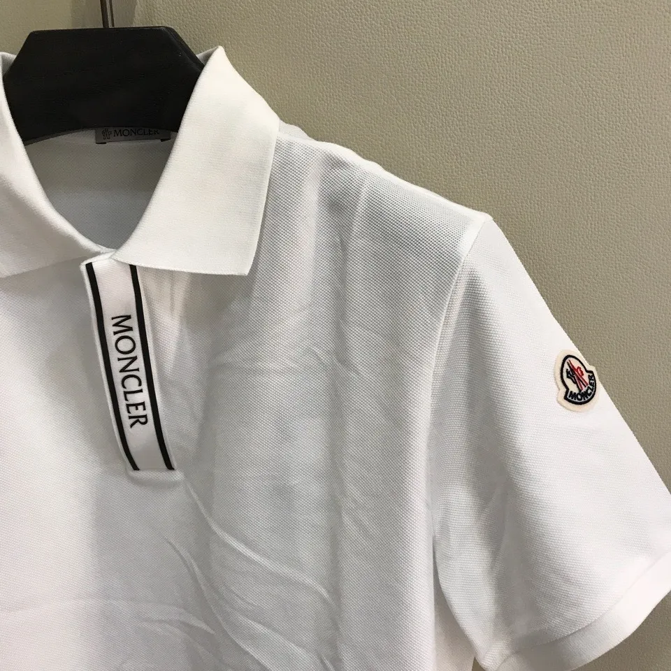 MONCLER Logo Motif Polo Shirt