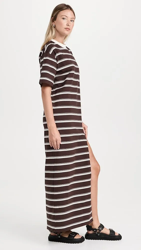 MSGM   Stripe Polo Dress 