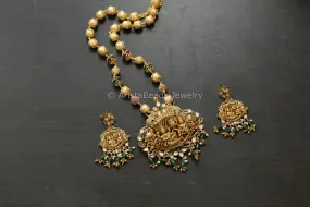 Nakshi Vishnu Pendant Set