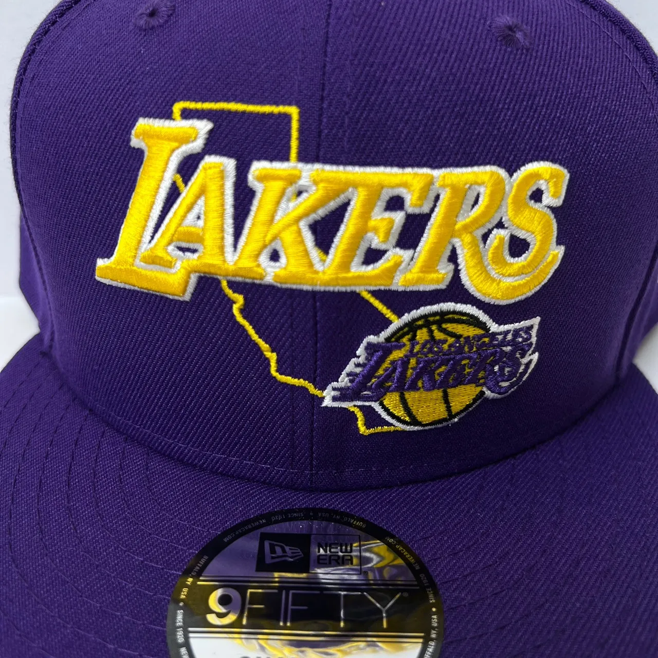 Purple LA Lakers Snapback Hat by New Era