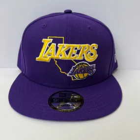 Purple LA Lakers Snapback Hat by New Era