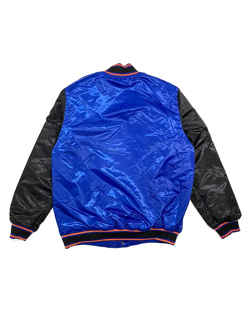 Satin Jacket Featuring New York Mets Logo - William Jacket