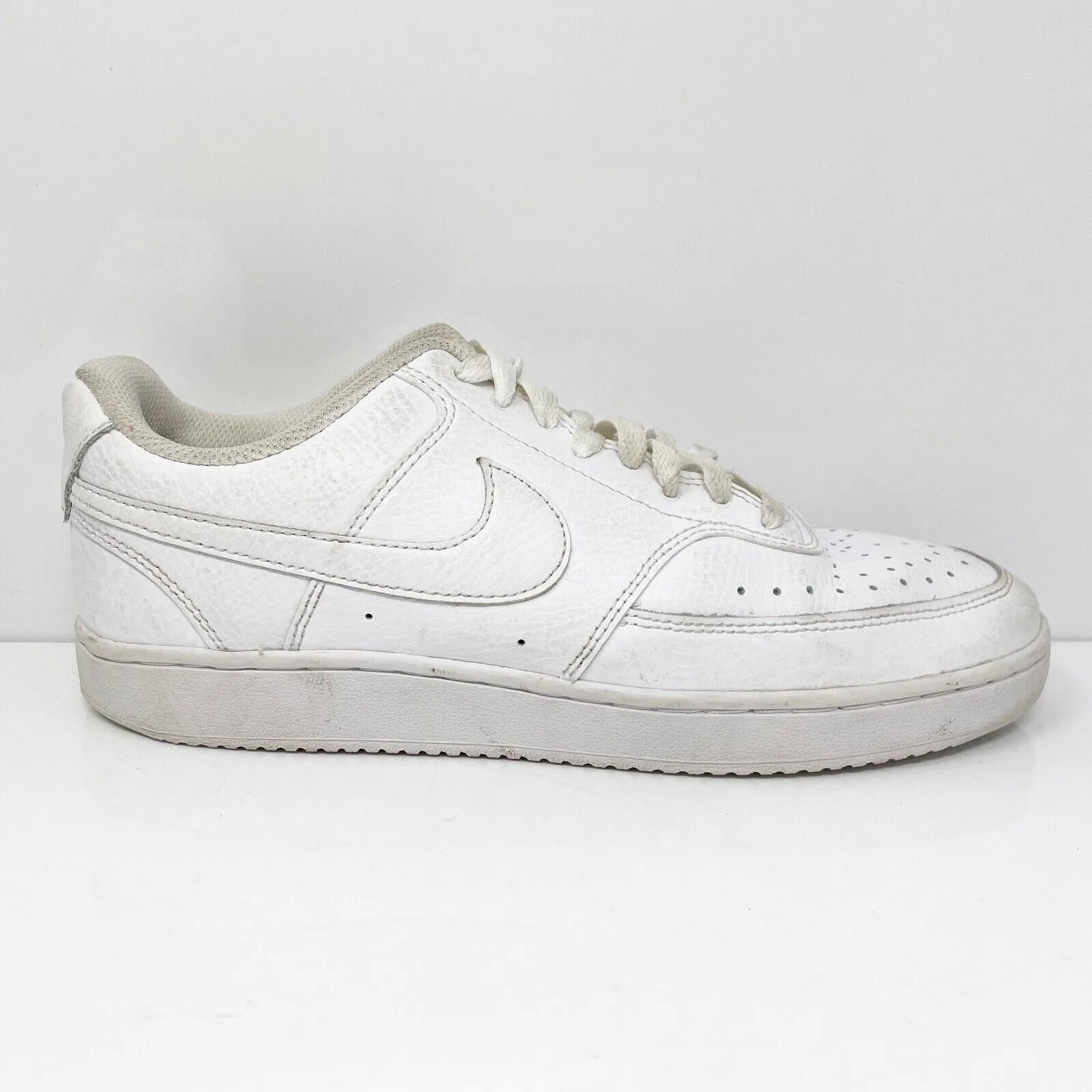 Nike Mens Court Vision Low CD5463-100 White Running Shoes Sneakers Size 8