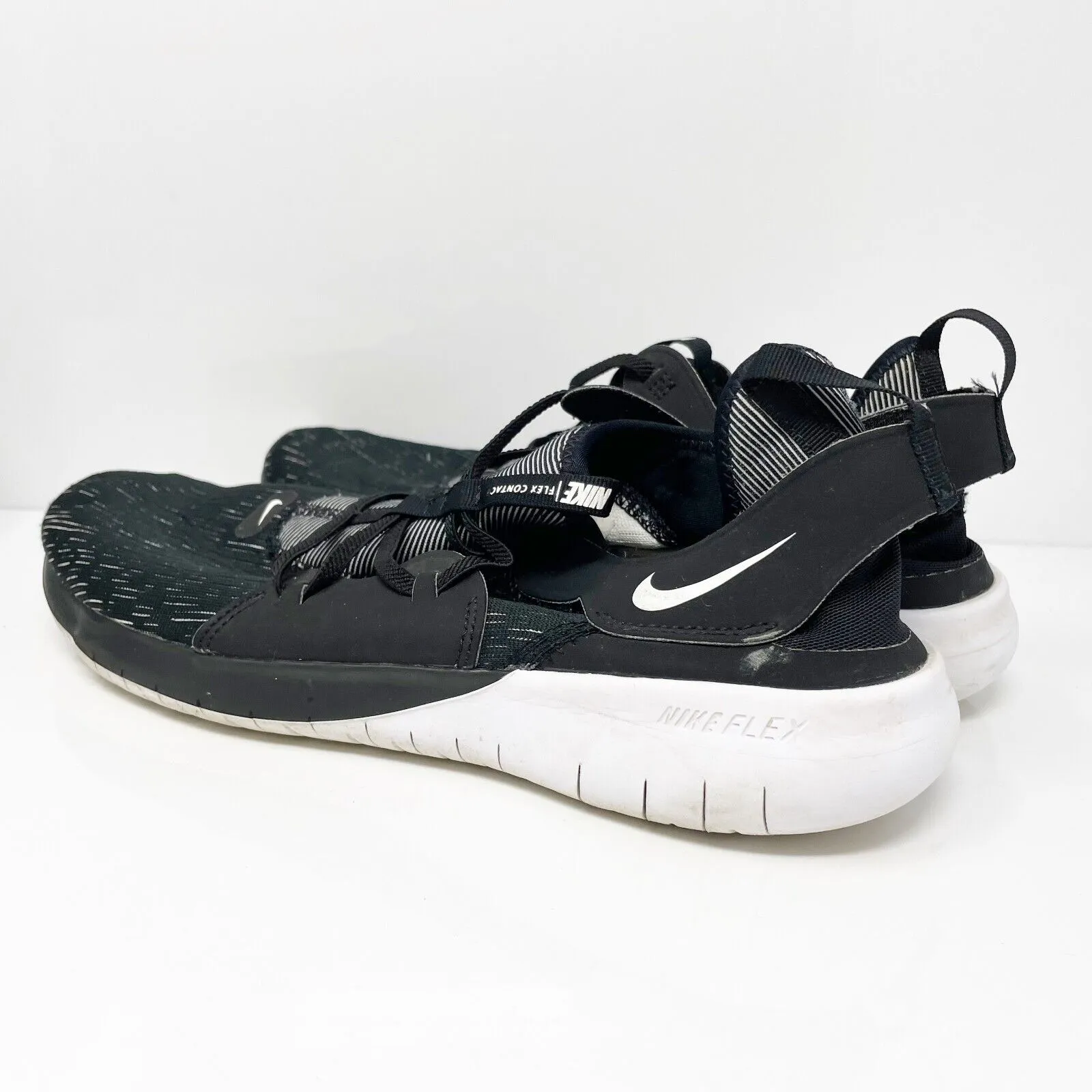 Nike Mens Flex Contact 3 AQ7484-004 Black Running Shoes Sneakers Size 10.5