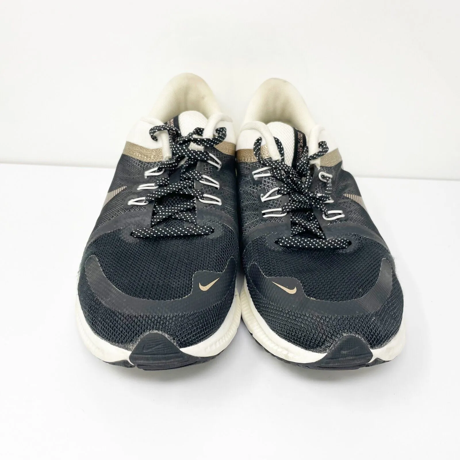 Nike Womens Quest 4 Premium DA8723-001 Black Running Shoes Sneakers Size 10