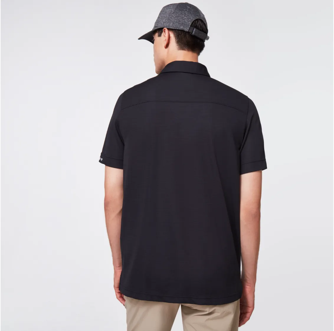 Oakley Aero Ellipse Polo 2.0 Men Golf Polo - Blackout / Large