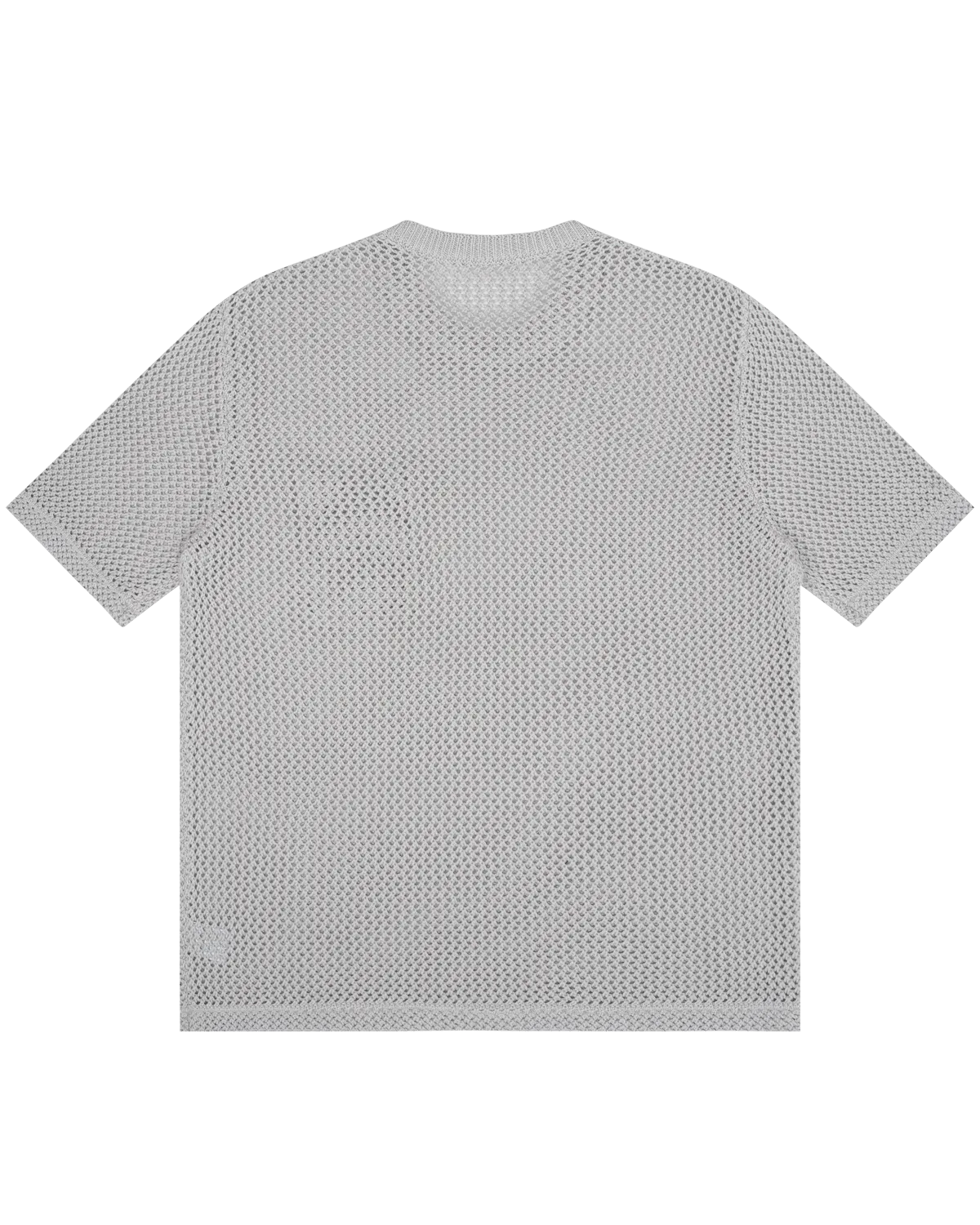 Off The Label Hybrid structures  knit T-shirt grey