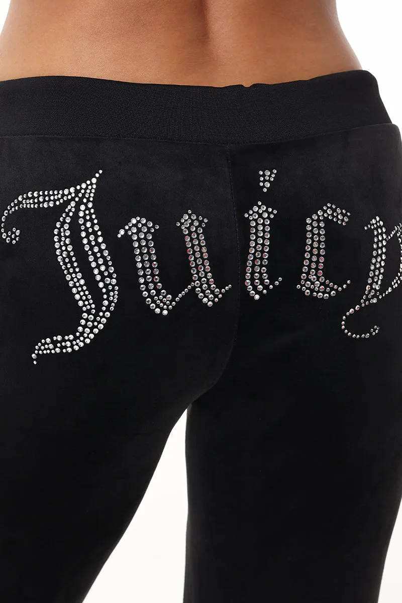 Big Bling Velour Track Pants