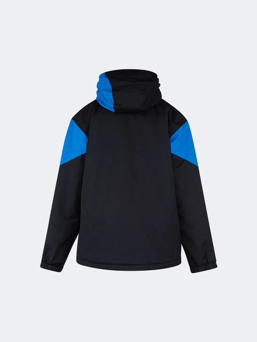 Oil And Gaz Comfortable Kids Boys Skiing Jacket Black/Blue/White