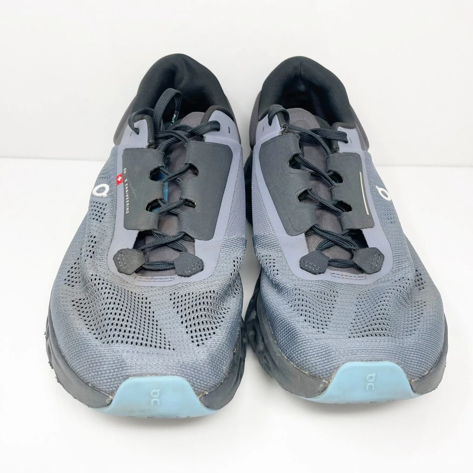 On Mens Cloudstratus 3 Blue Running Shoes Sneakers Size 9.5