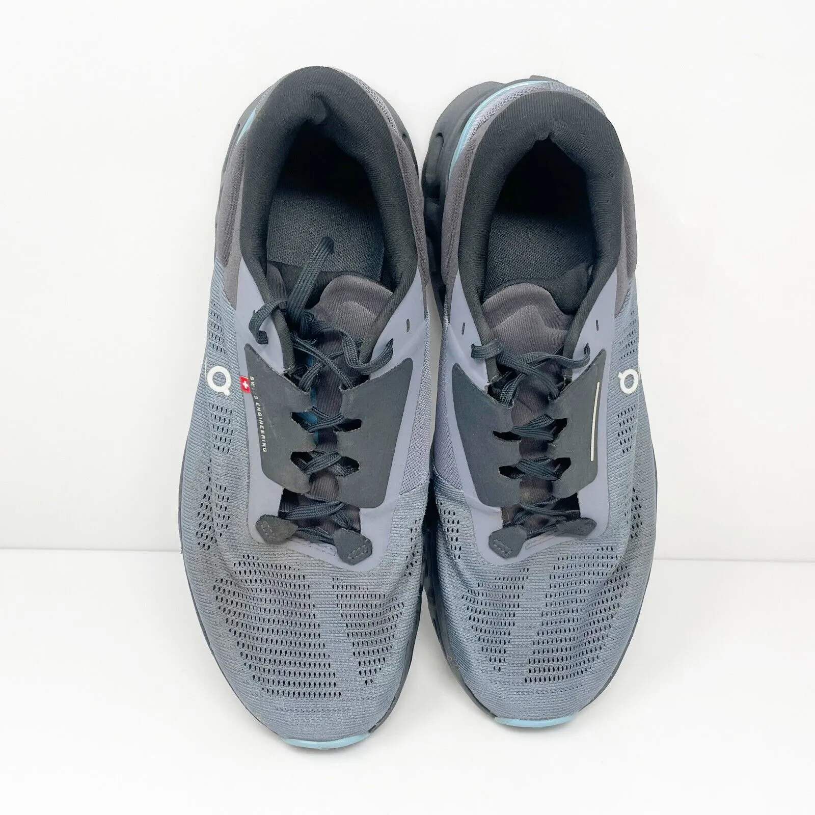 On Mens Cloudstratus 3 Blue Running Shoes Sneakers Size 9.5