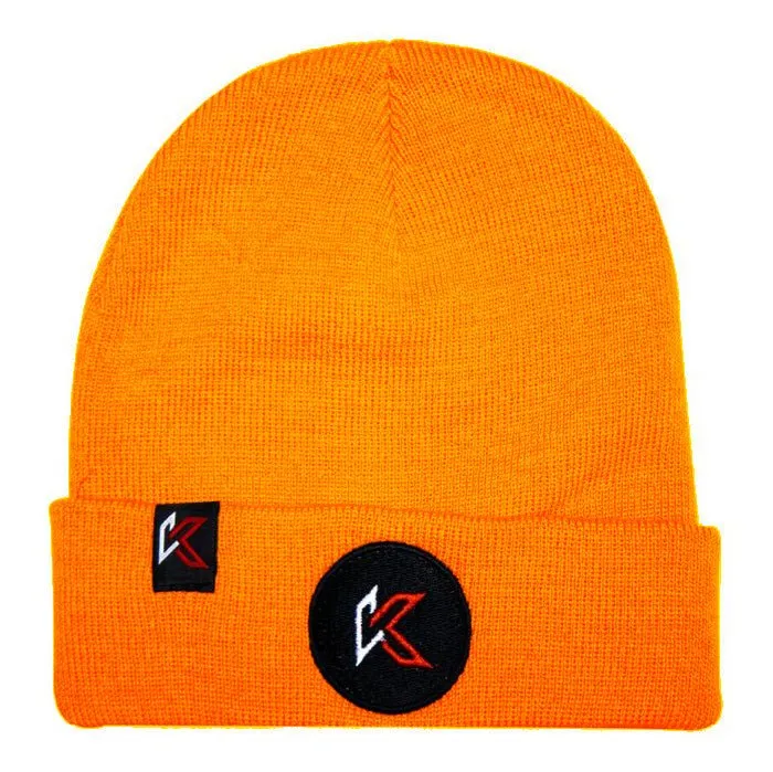 Orange K Icon Beanie Hat