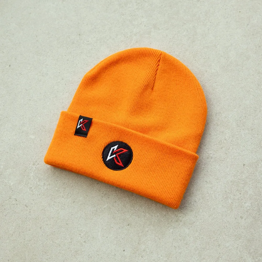 Orange K Icon Beanie Hat