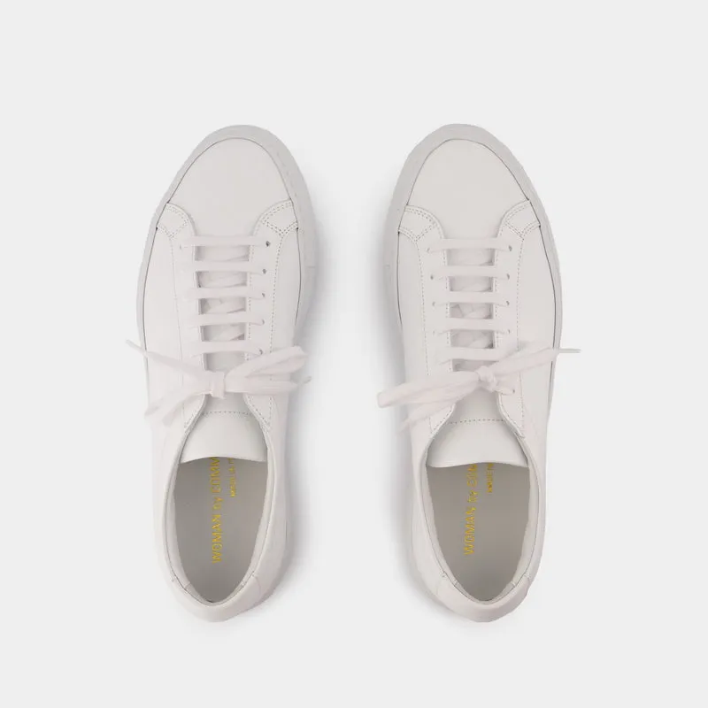 Original Achilles Low Sneakers - COMMON PROJECTS - Leather - White