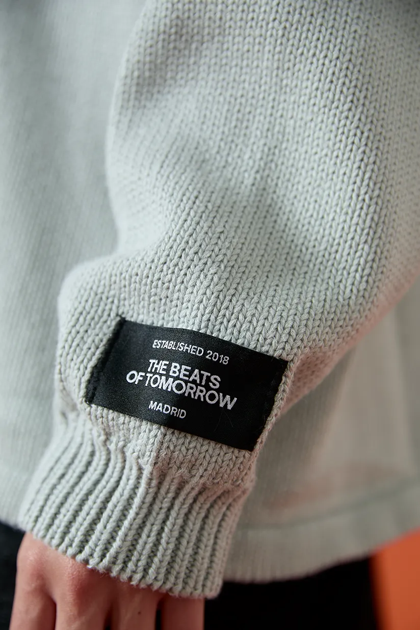 OSLO GRAYSCALE KNITTED POLO