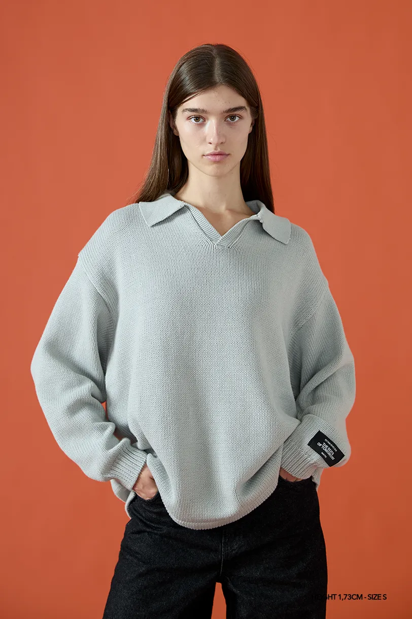 OSLO GRAYSCALE KNITTED POLO