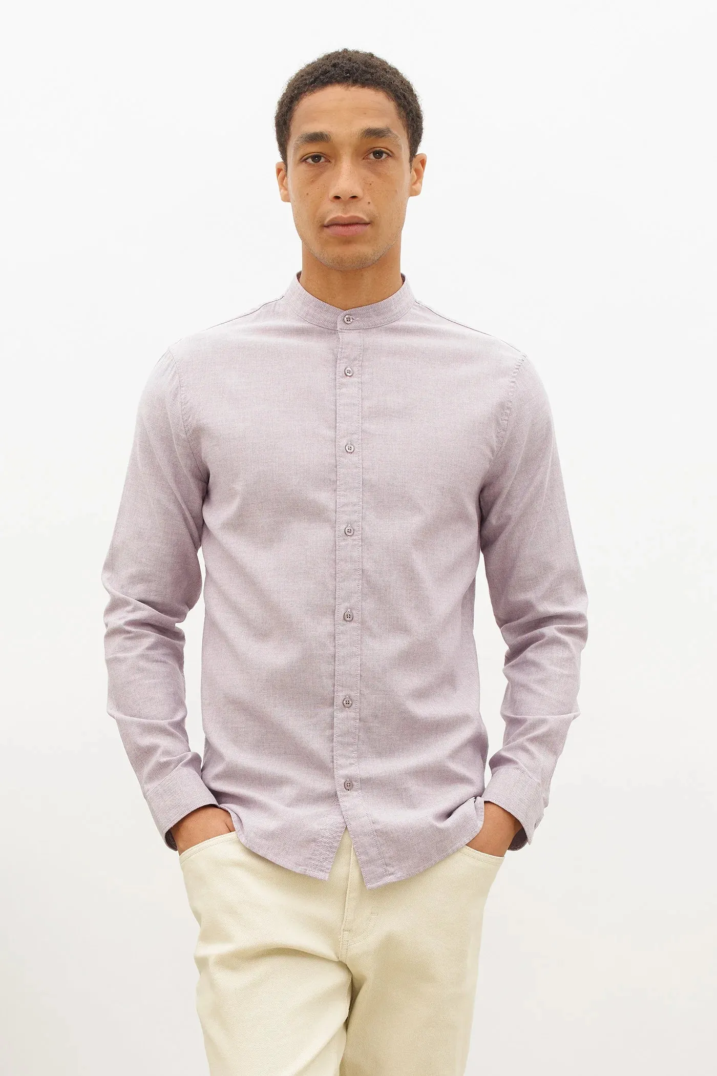 oxford melange shirt flint trend