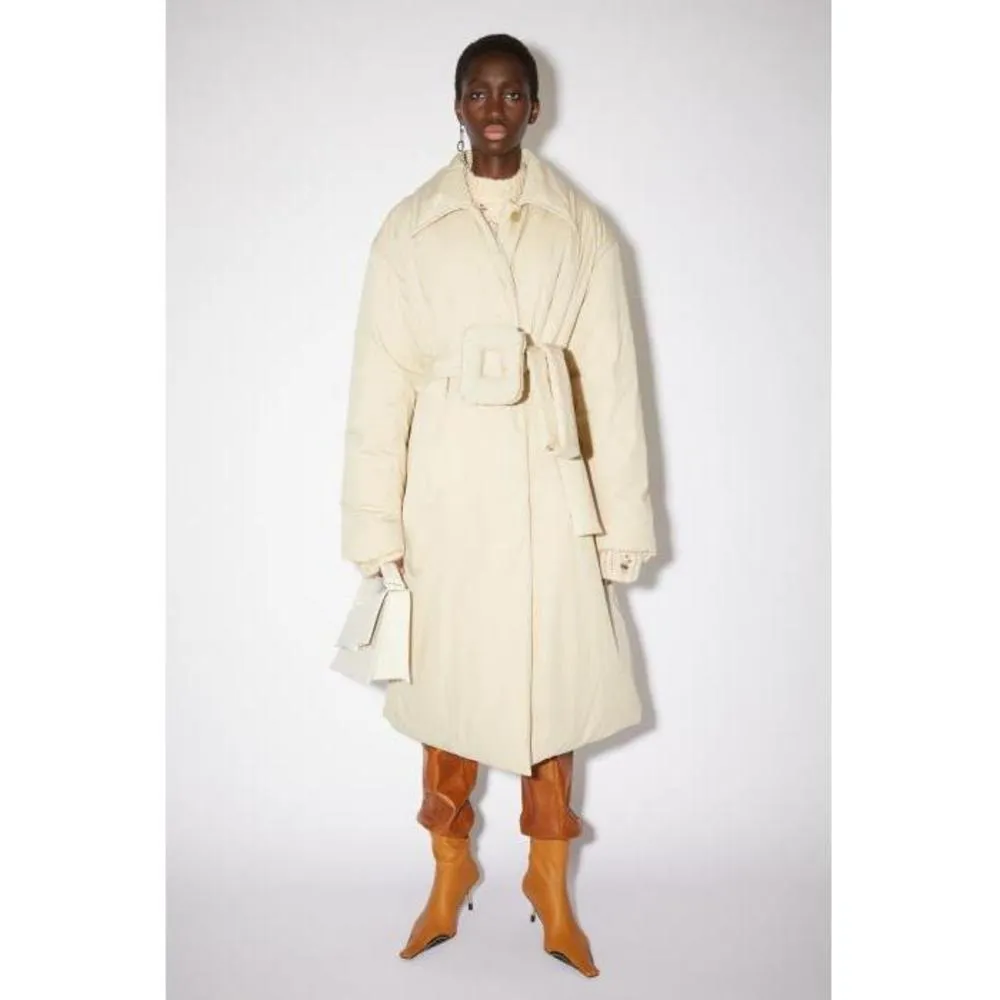 Padded Belted Trench Coat