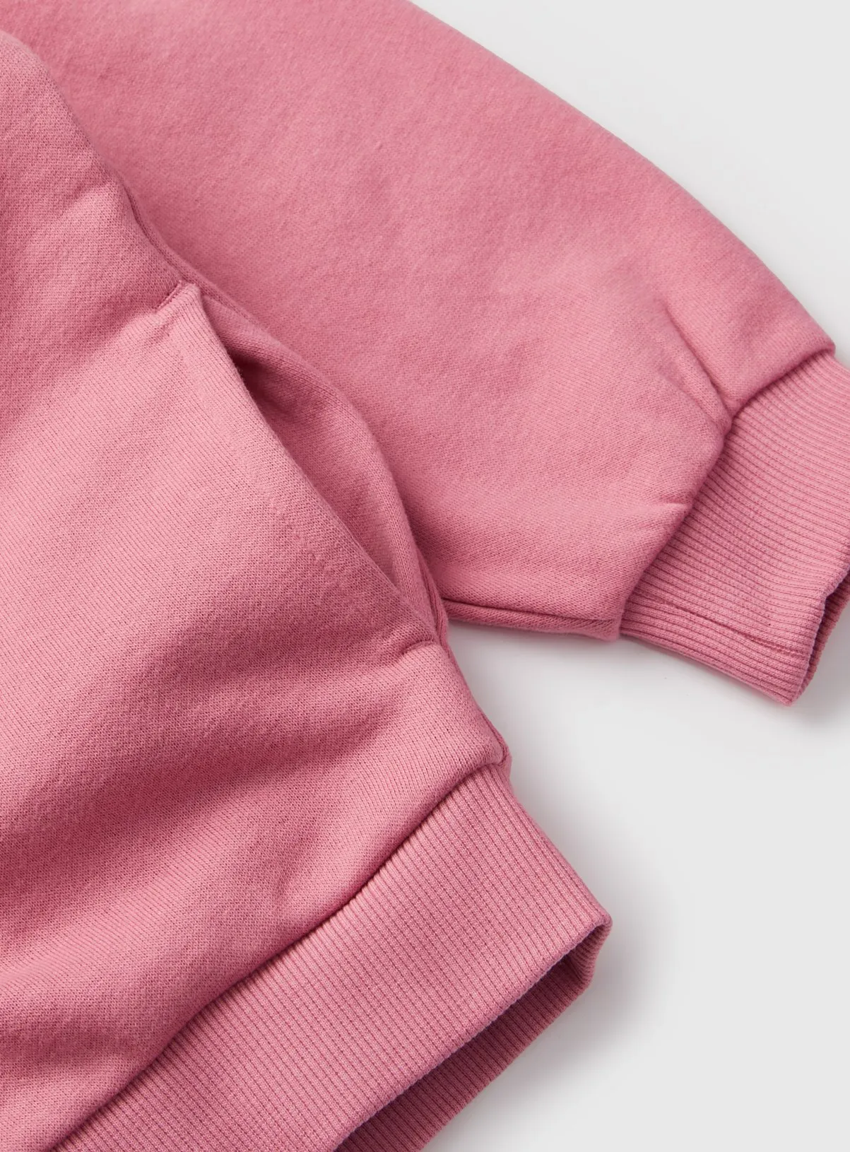 Pale Pink Zip-Through Hoodie in 4 years size, Shop Jumpers and Cardigans at Tu.