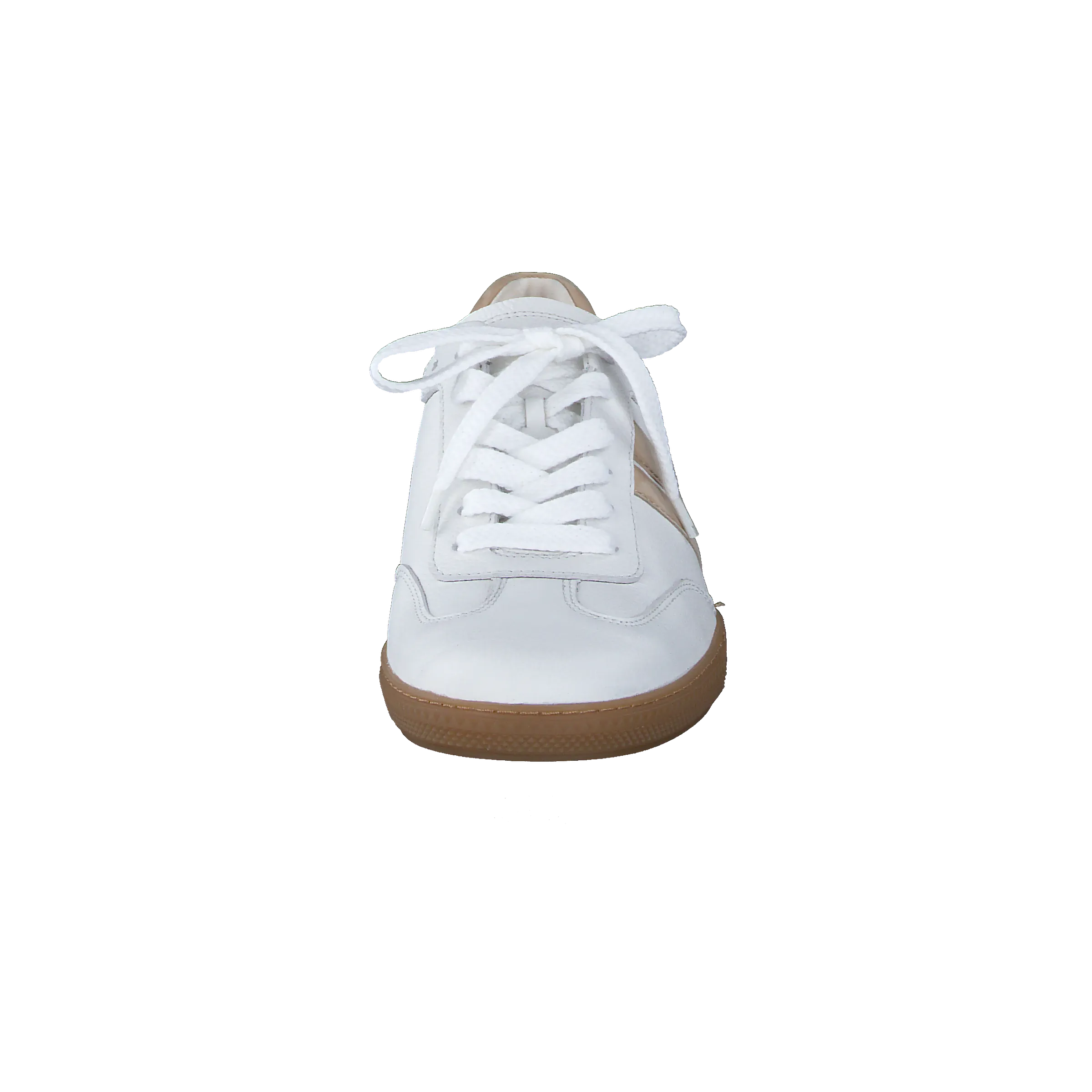 Paul Green Super Soft Flat Trainer - White/Beige