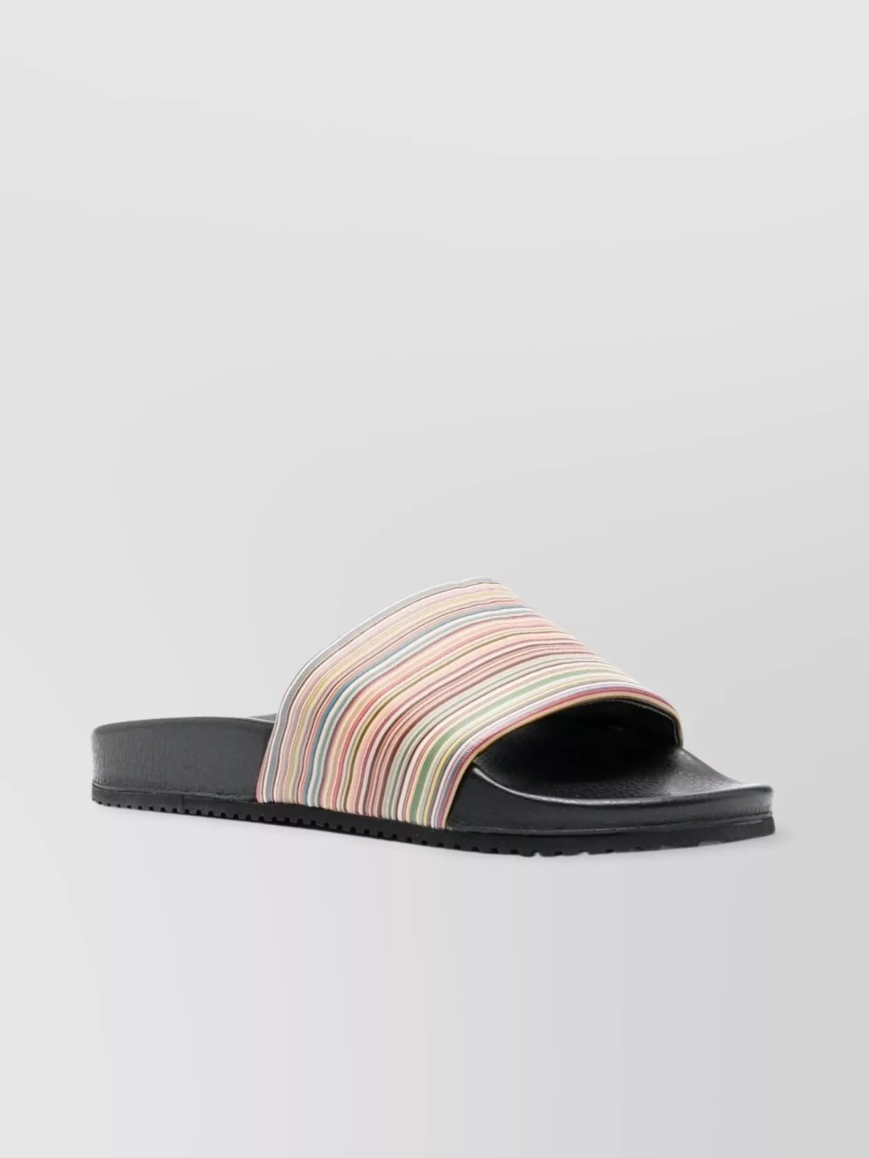 Paul Smith   Striped leather pool slides