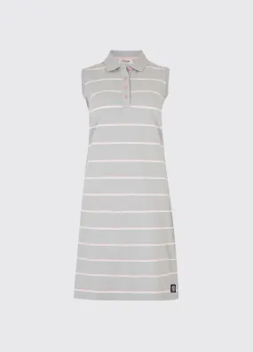 Pebbles Polo Dress - Platinum