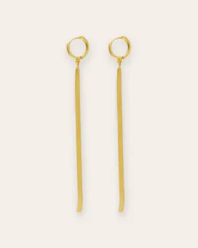 PENDIENTES FLAT TAIL MINI HOOPS