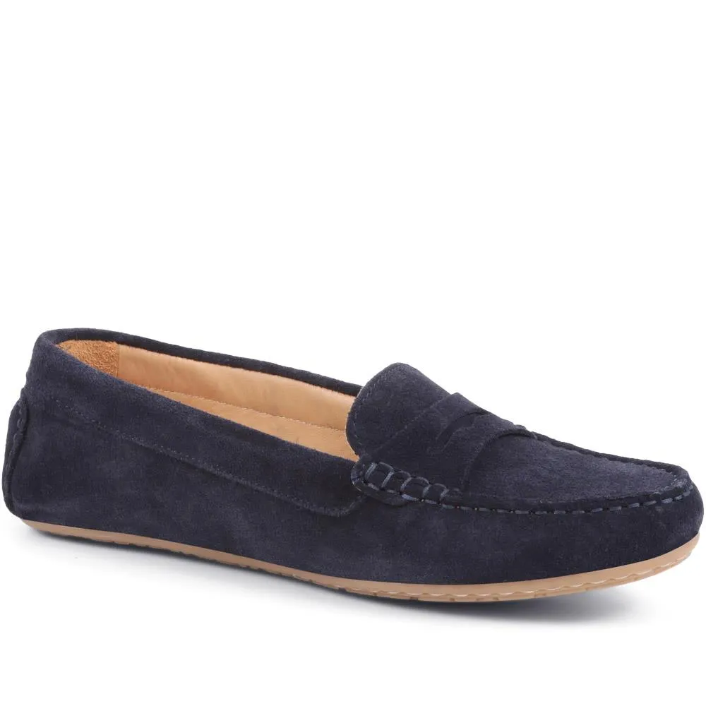 Penelopie Leather Moccasins - PENELOPIE / 322 368 can be rewritten as Fashionable Leather Moccasins by Penelopie - PENELOPIE / M