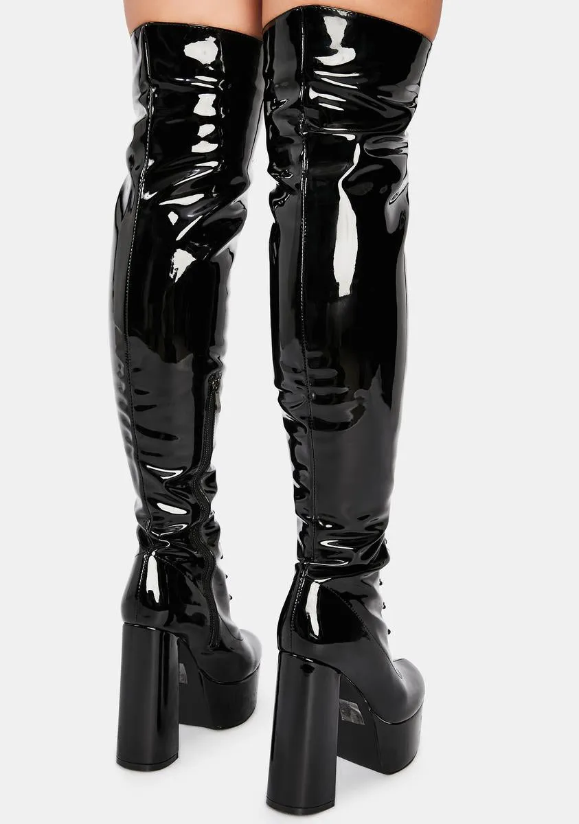 Philadelphia Inspired Knee-High Boots