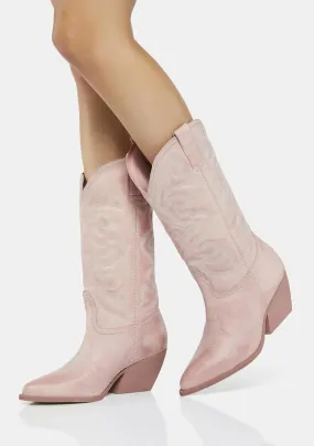 Pink Western Cowgirl Boots