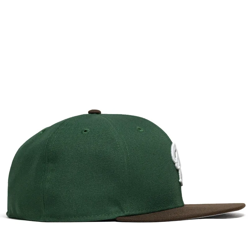 Politics x New Era 59FIFTY Fitted Hat - Green/Brown