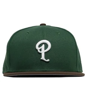 Politics x New Era 59FIFTY Fitted Hat - Green/Brown