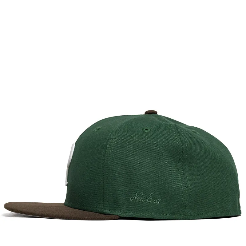 Politics x New Era 59FIFTY Fitted Hat - Green/Brown