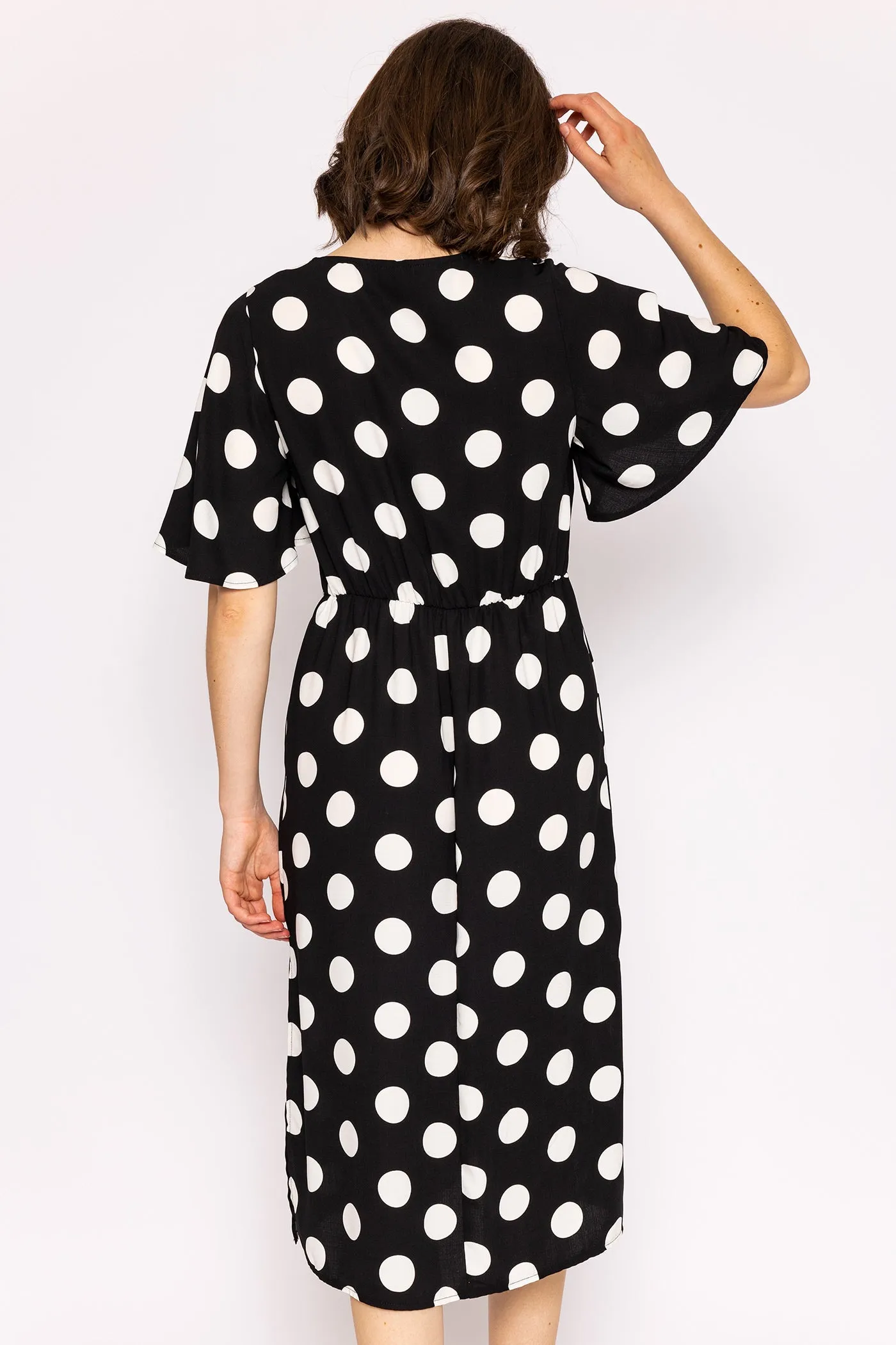 Polka Dot Dress in Black