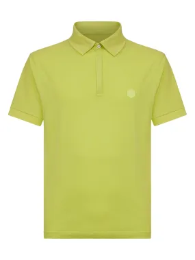 Eco Cotton Piquet Stretch Polo - Evening Primrose