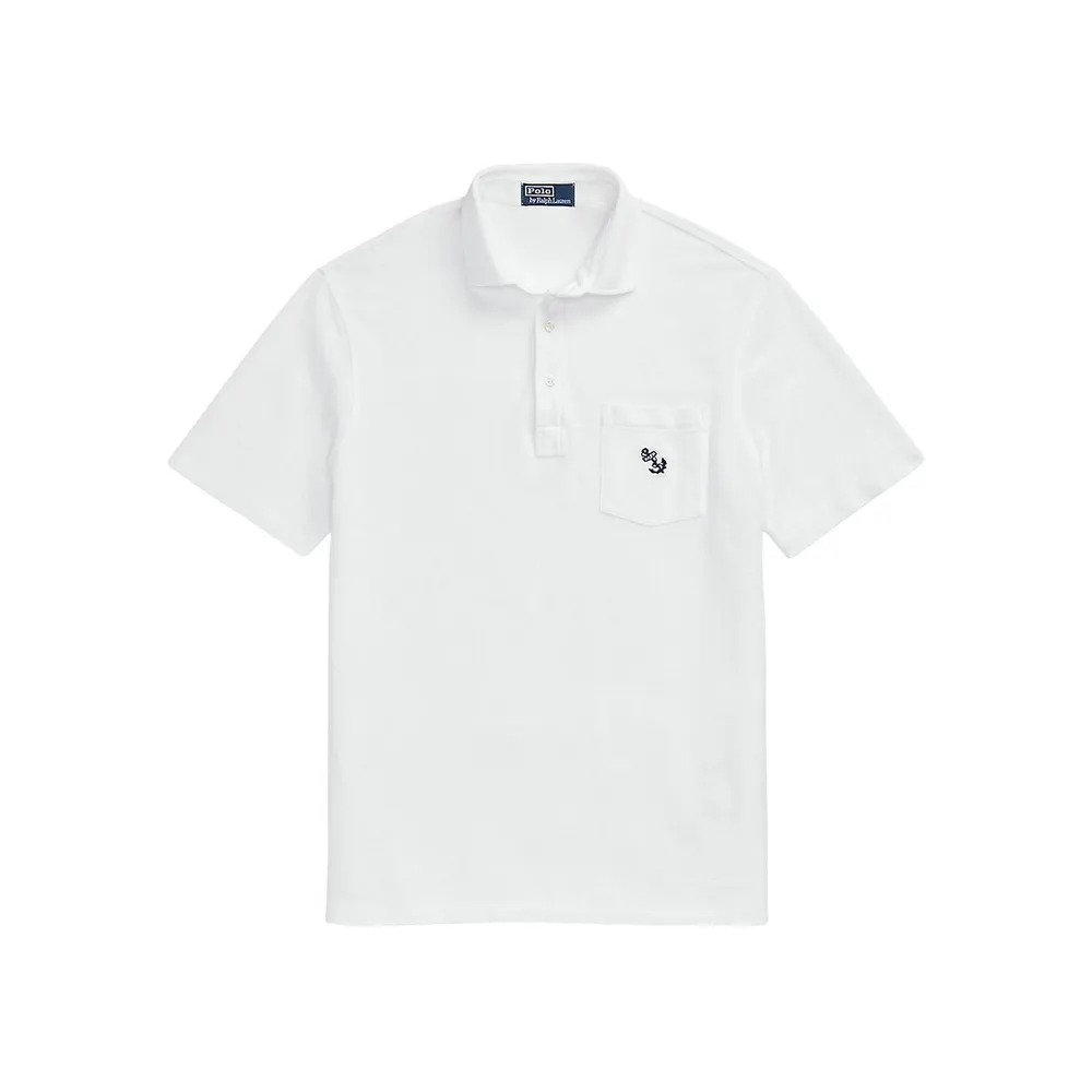 Polo Ralph Lauren Classic Fit Anchor Mesh Polo Shirt