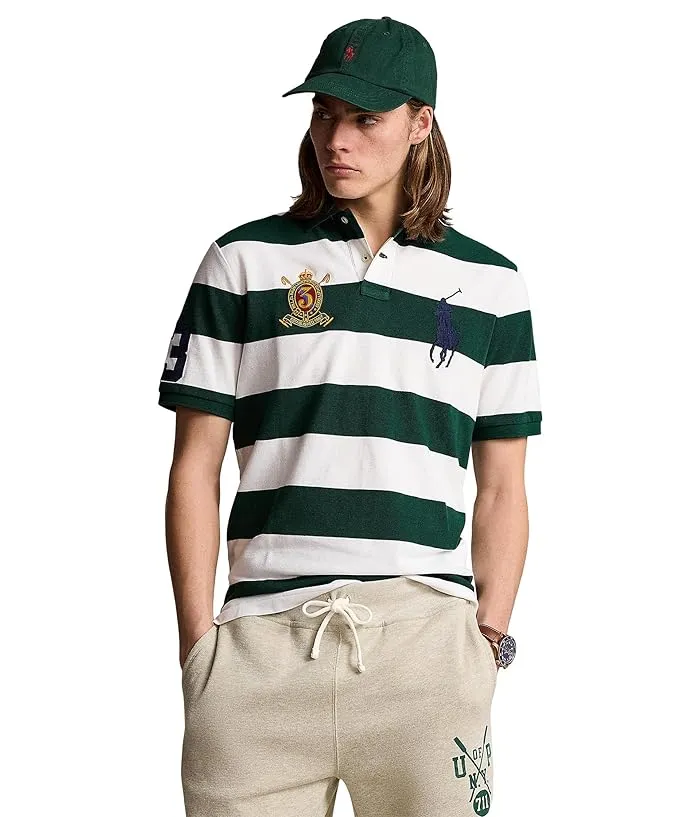 Polo Ralph Lauren Custom Slim Fit Big Pony Crest Mesh Polo