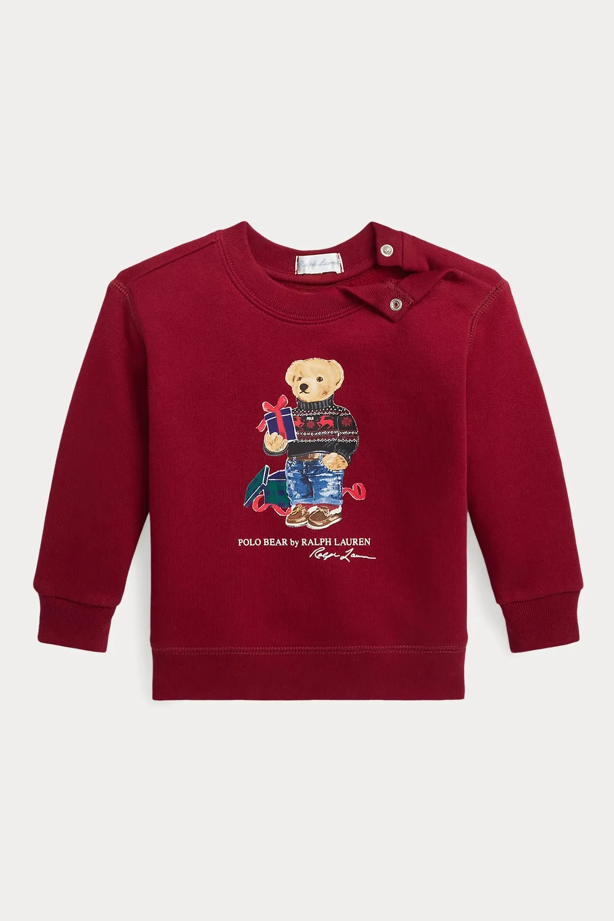 Polo Ralph Lauren Kids 12 Aylk Kz Bebek Polo Bear Sweatshirt