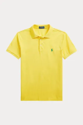 Polo Ralph Lauren Slim Fit Stretch Mesh Polo Yaka T-shirt