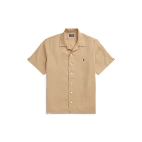 Polo Ralph Lauren SS Linen Sport Shirt Vintage Khaki