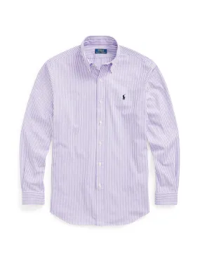 Polo Ralph Lauren Stripe Poplin Sport Shirt Lavender/White