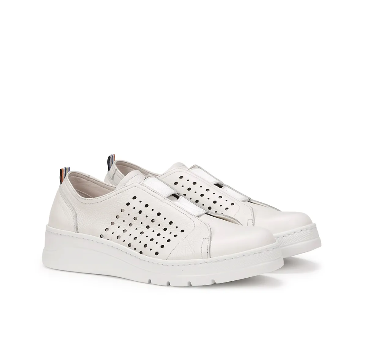 POMPAS F1423 White Sneakers