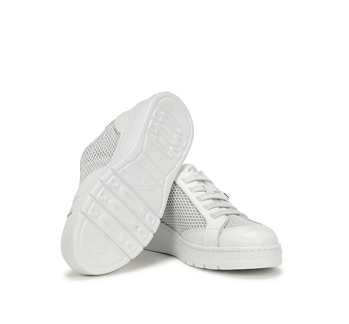 POMPAS F1668 White Sneakers