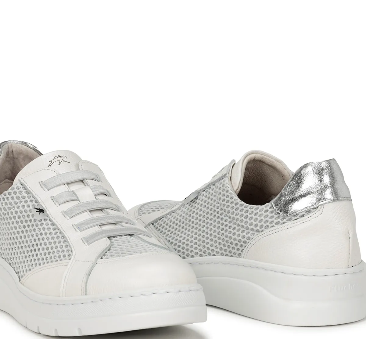 POMPAS F1668 White Sneakers