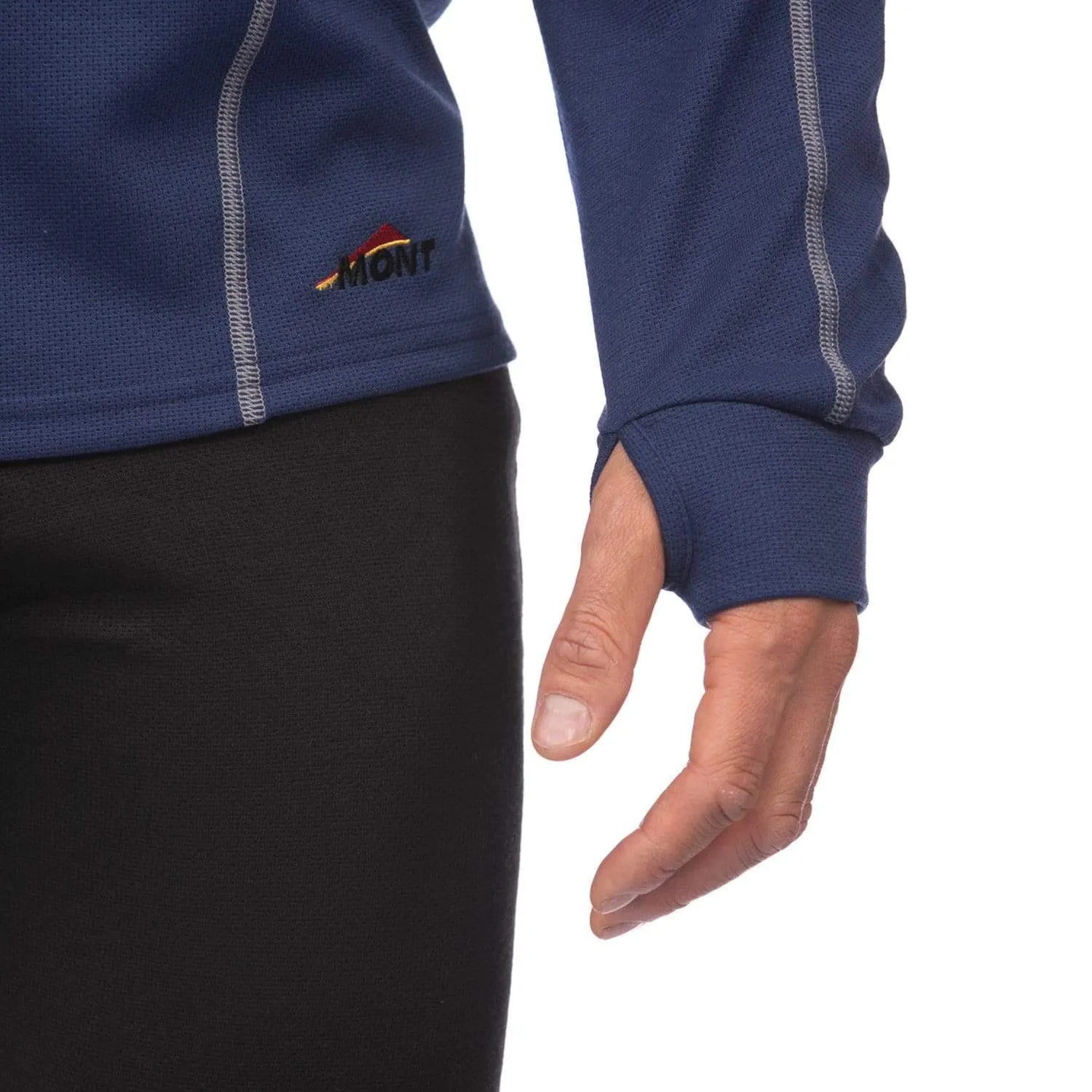 Power Dry Long Sleeve Zip Polo Men