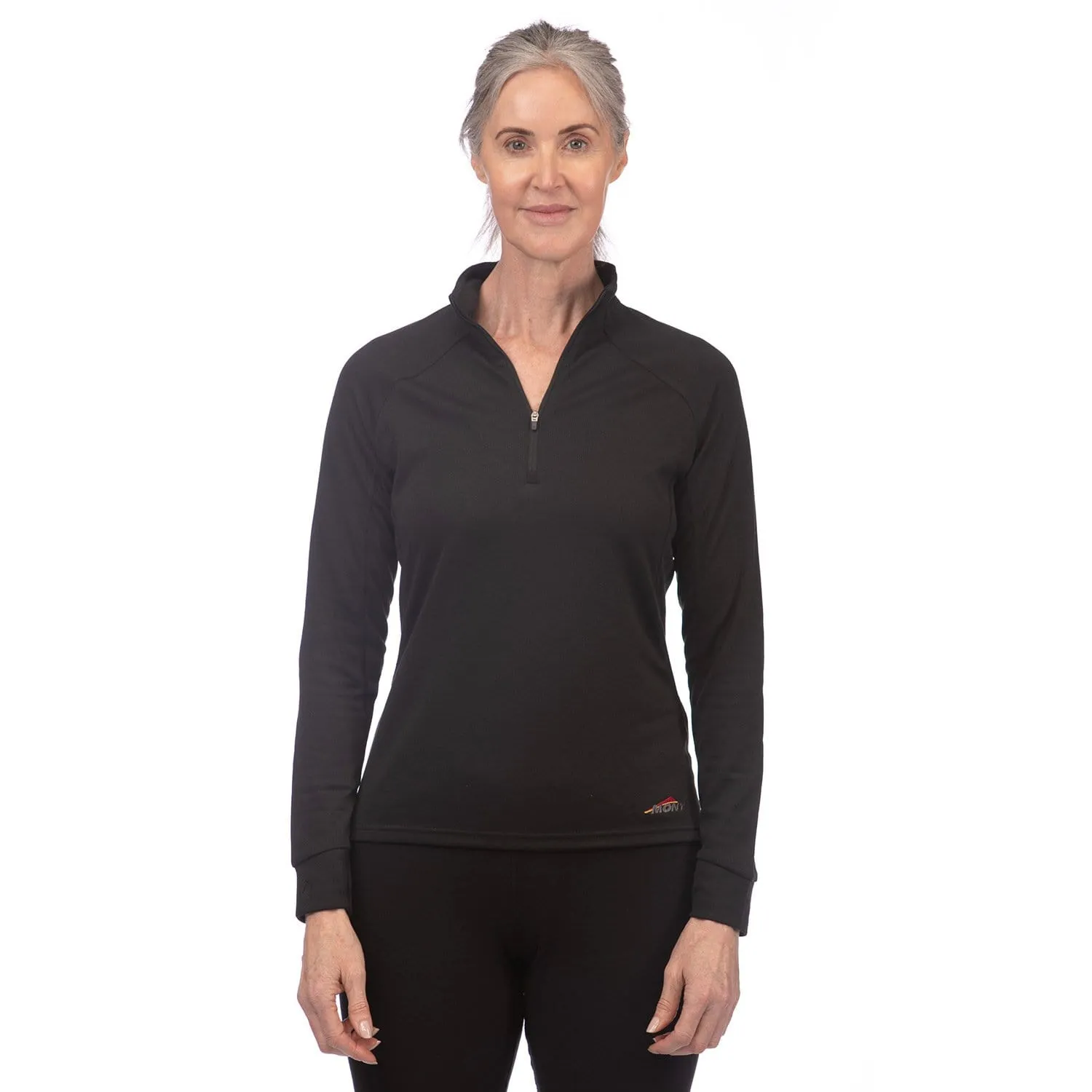 Power Dry Long Sleeve Zip Polo Women